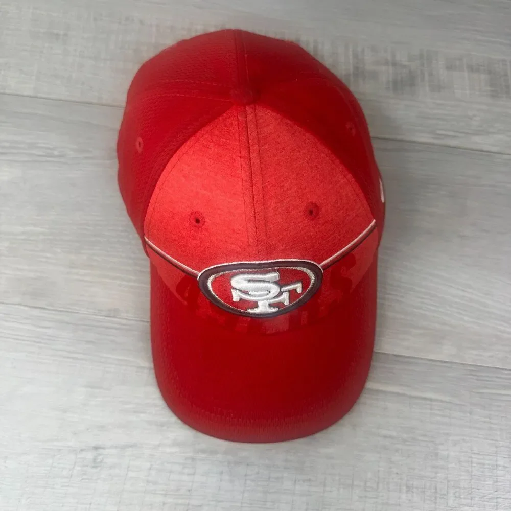 New Era San Francisco 49ers Cap Mens One Size Red Adjustable Strapback NFL Hat
